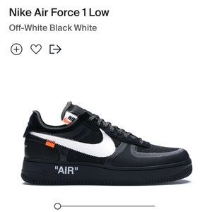Off-white Air Force 1 low black